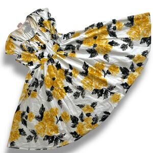 Retro Yellow Rose Pinup Dress 3X | Cottagecore Rockabilly Vibes 7